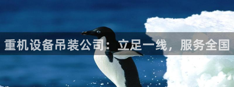 顺盈娱乐语7O777：重机设备吊装公司：立足一线，服务全国