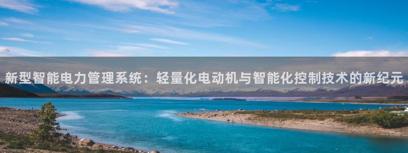 顺盈娱乐公司介绍：新型智能电力管理系统：轻量化电动机与智能化
