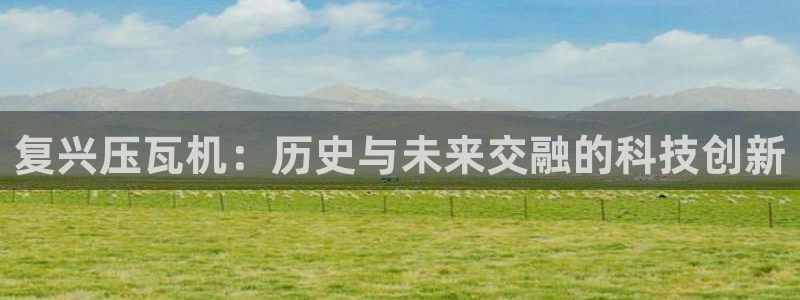 顺盈娱乐直究7276O:复兴压瓦机:历史与未来交融的科技创新