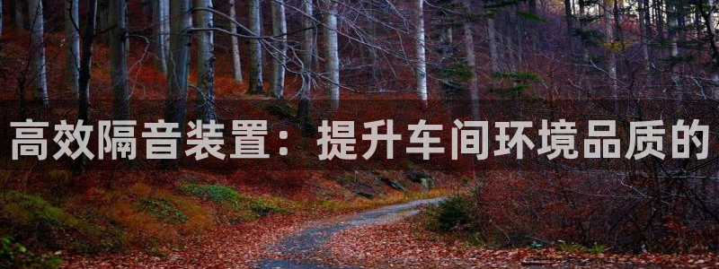 顺盈娱乐注册平台怎么样：高效隔音装置：提升车间环境品质的